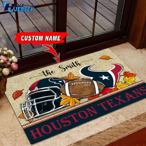 Houston Texans Football Team Home Decor Doormat