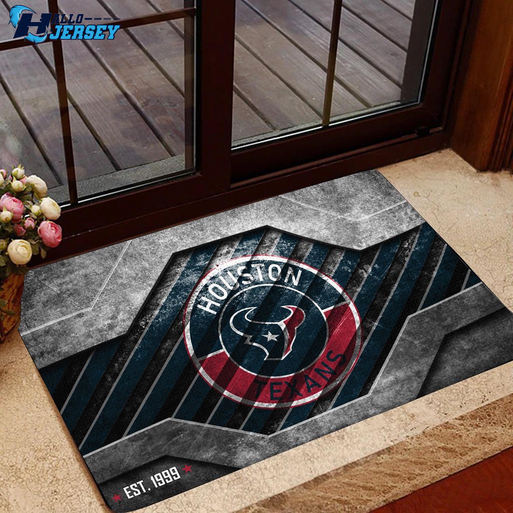 Houston Texans Football Team Indoor Outdoor Nfl Decor Doormat