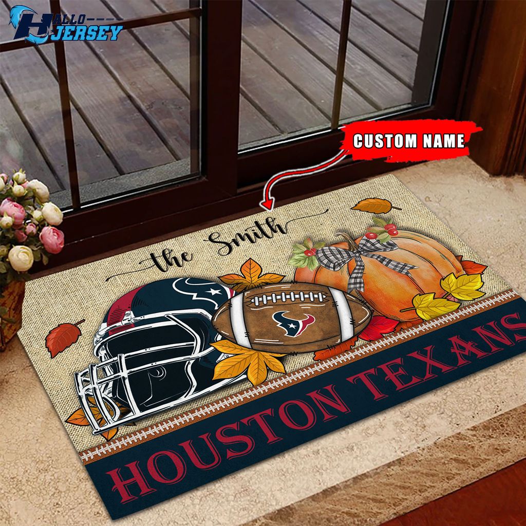 Houston Texans Living Room Bedroom Decor Doormat