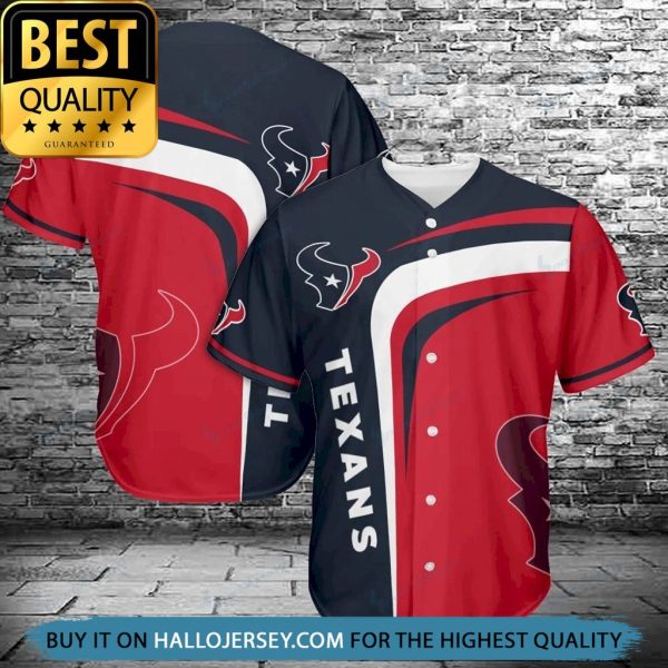 Houston Texans Logo Sport Nice Gift Baseball Jersey