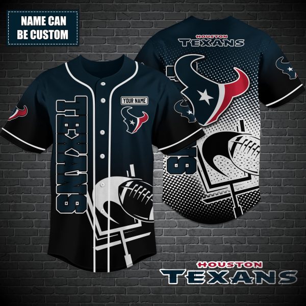 Houston Texans Logo Sport Nice Gift Custom Name Jersey