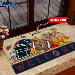 Houston Texans Welcome Fall Football Doormat