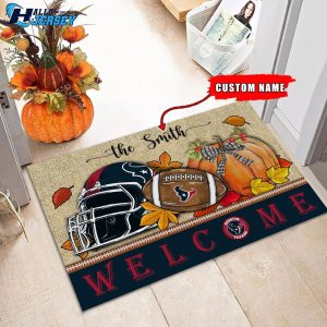 Houston Texans Welcome Fall Football Doormat