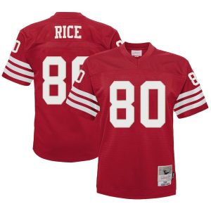 Infant San Francisco 49ers Jerry Rice Scarlet 1990 Retired Legacy Jersey 1