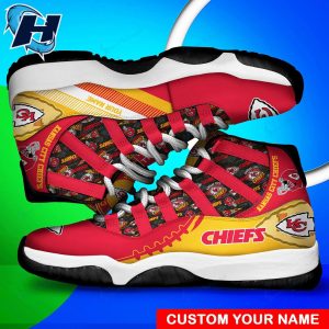 Kansas City Chiefs Air Jordan 11 Nfl Gift Football Team Sneakers 1