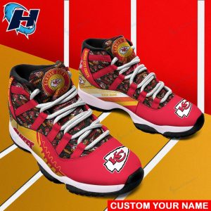 Kansas City Chiefs Air Jordan 11 Nfl Gift Football Team Sneakers 2