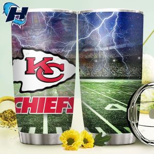 Kansas City Chiefs American Football Team Stadium Background Tumbler