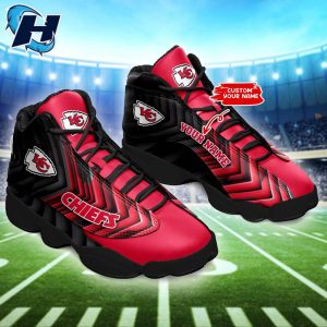 Kansas City Chiefs Custom Gear Footwear Air Jordan 13 Nfl Sneakers 1