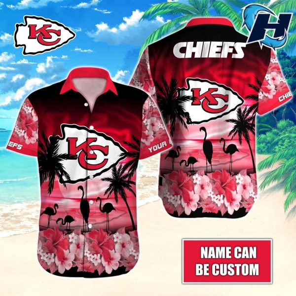 Kansas City Chiefs Custom Name Hawaiian Shirt