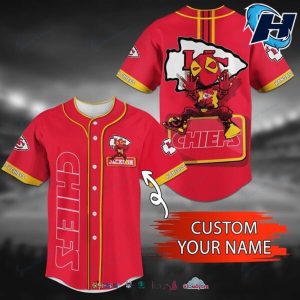 Kansas City Chiefs Deadpool Personalized Baseball Jersey