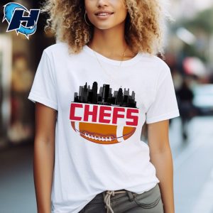 Kansas City Chiefs Football Shirts Skyline 2024 T Shirt 4