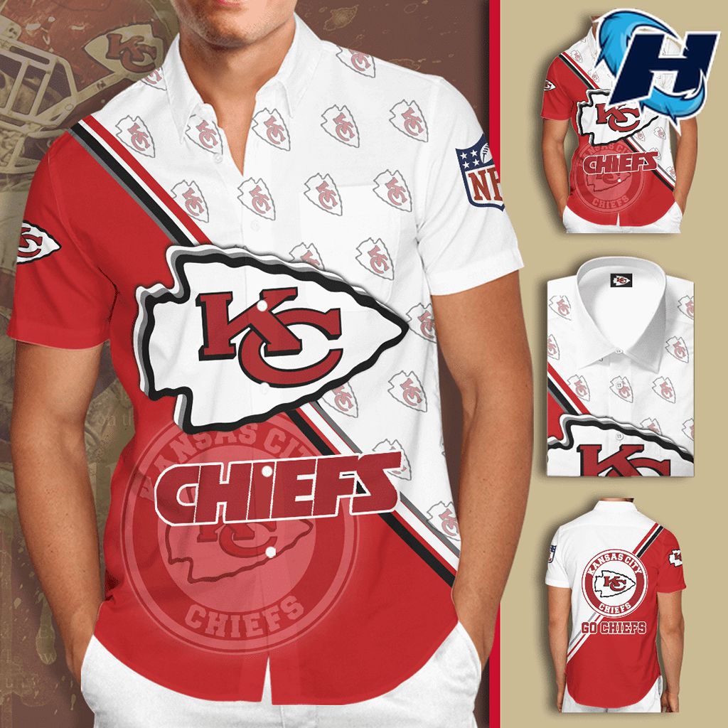 Kansas City Chiefs Gift for Fans Short Sleeve Dress Shirt