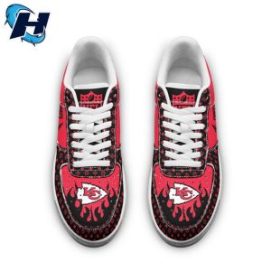 Kansas City Chiefs Logo Team Air Force 1 Footwear Nfl Shoes 4