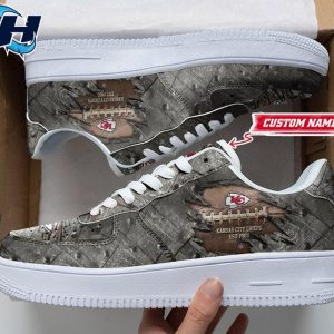 Kansas City Chiefs Personalized Air Force 1 Footwear Nfl Sneakers 1