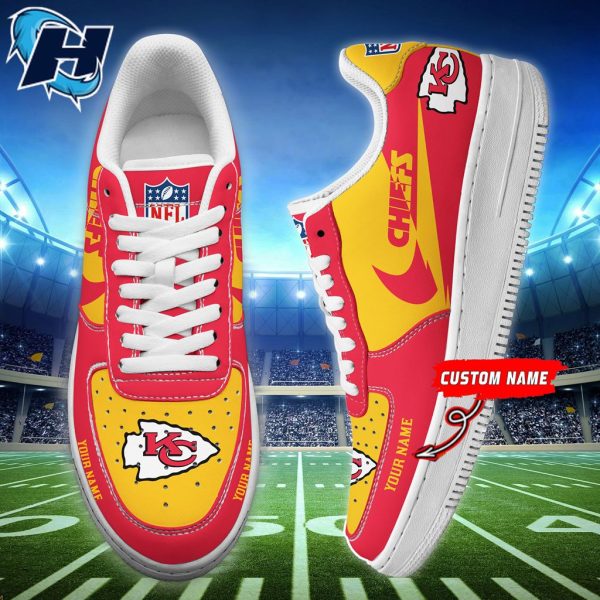 Personalized Kansas City Chiefs Air Force 1 Nfl Sneaker