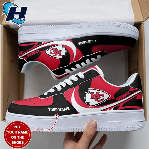 Kansas City Chiefs Personalized Air Force 1 Nfl Sneakers