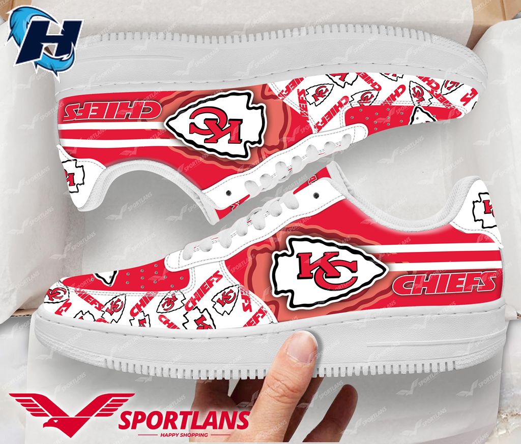 Kansas City Chiefs Personalized Air Force 1 Shoes