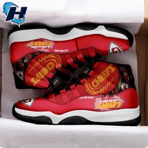 Kansas City Chiefs Personalized Air Jordan 11 Football Team Nfl Sneakers 3