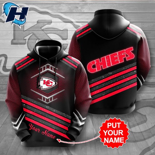 Kansas City Chiefs Custom Name Hoodie