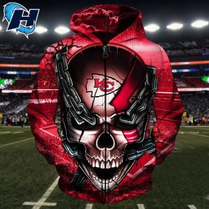 Kansas City Chiefs Skull Graphic Hoodie