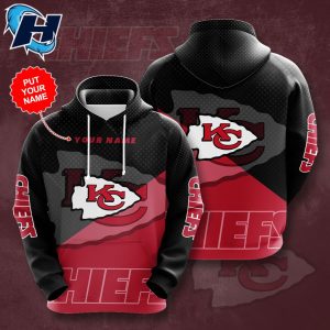 Kansas City Football Custom Name Chiefs Hoodie