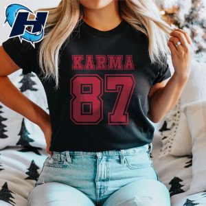 Karma 87 Travis Kelce Merch KC Chiefs Tee Shirts 4