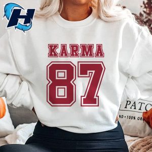 Karma 87 Travis Kelce Merch KC Chiefs Tee Shirts 5