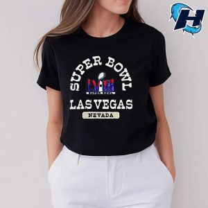 Las Vegas Nevada NFL Super Bowl LVIII 2024 Vintage T Shirt 4 topaz