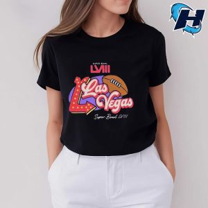 Las Vegas Super Bowl LVIII Football T Shirt, Super Bowl Apparel
