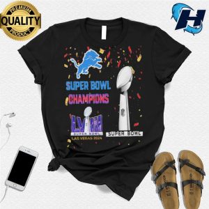Lions Super Bowl Champions LVIII Las Vegas 2024 Shirt 6