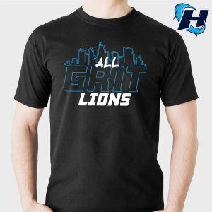 Mens Lions All Grit Shirt T Shirt