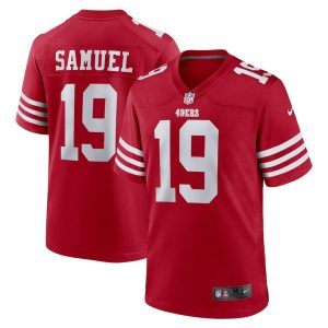 Mens San Francisco 49ers Deebo Samuel Scarlet Player Game Jersey 1