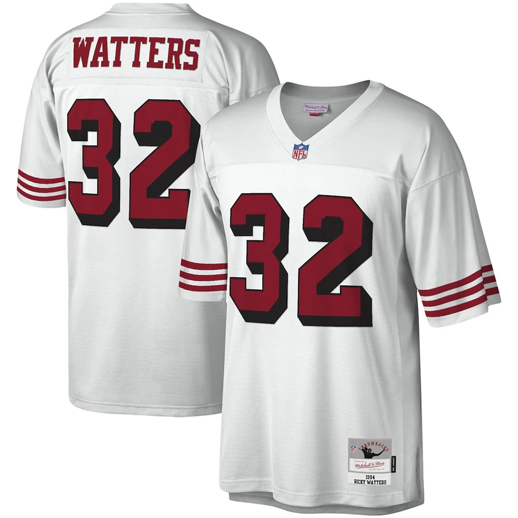 Men's San Francisco 49ers Ricky Watters Legacy Replica Jersey White