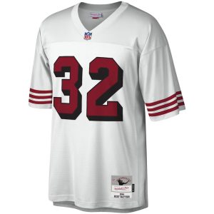 Mens San Francisco 49ers Ricky Watters Legacy Replica Jersey White 2