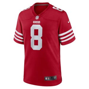 Mens San Francisco 49ers Steve Young Scarlet Retired Jersey 2