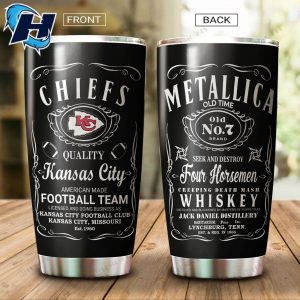 Kansas City Chiefs Metal Tumbler