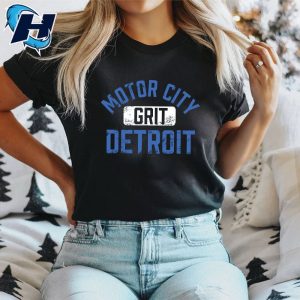 Motor City Grit Detroit Michigan Lions Shirt 2