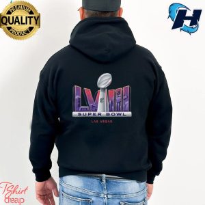NFL Super Bowl LVIII 2023 Season In Las Vegas Logo Unisex T Shirt 3