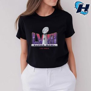 NFL Super Bowl LVIII 2023 Season In Las Vegas Logo Unisex T Shirt 4 topaz
