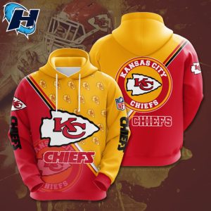 Nfl Football Team Logo Kansas City Chiefs Hoodie