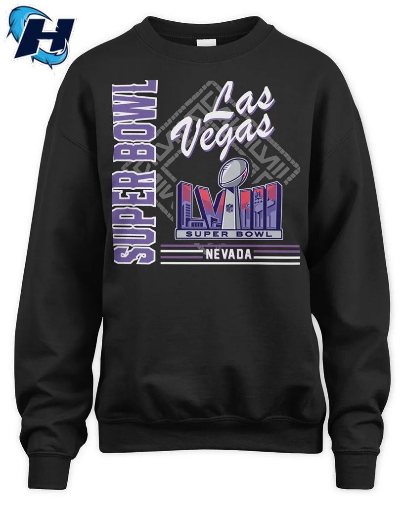 Nfl Super Bowl Lviii Neveda Las Vegas Sweatshirt, 49ers Apparel