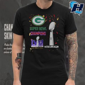 Packers Super Bowl Champions LVIII Las Vegas 2024 Shirt 5 topaz