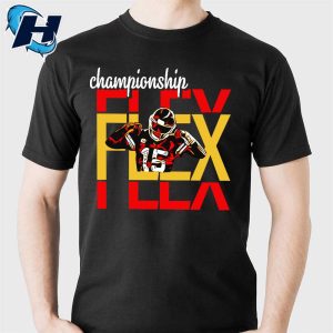 Patrick Mahomes Graphic Tee Kansas City Chiefs Flex Championship 2024 Shirt 7