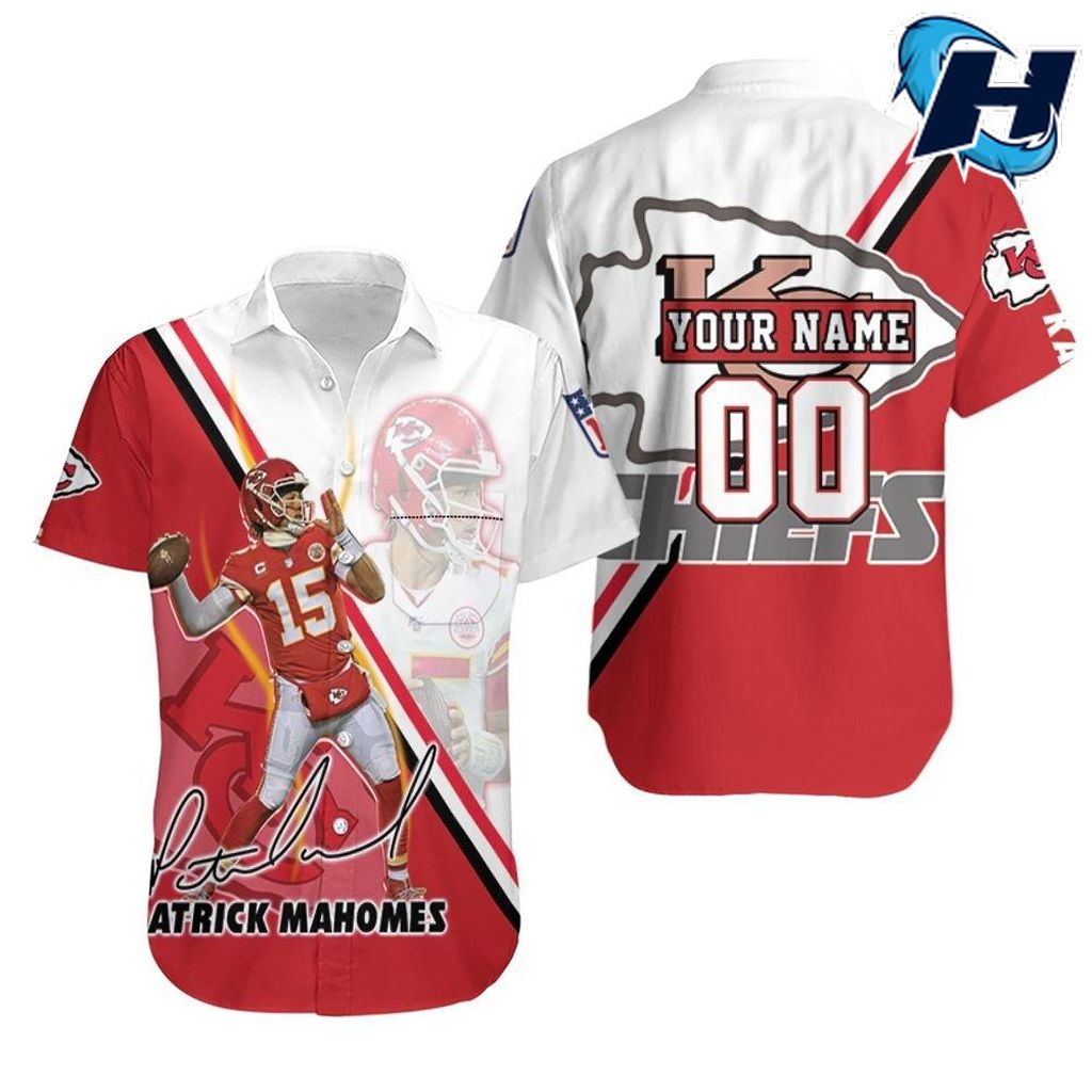 Patrick Mahomes Kansas City Chiefs 3d Personalized Hawaiian Shirt