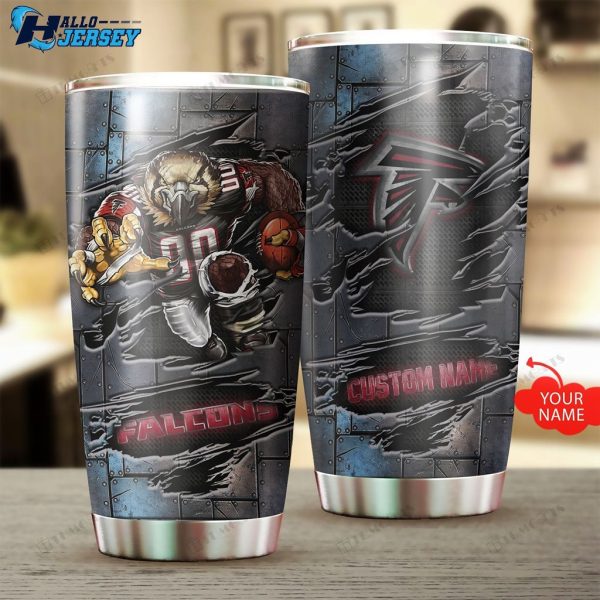 Personalized Atlanta Falcons Football Club Custom Stainless Steel Tumbler