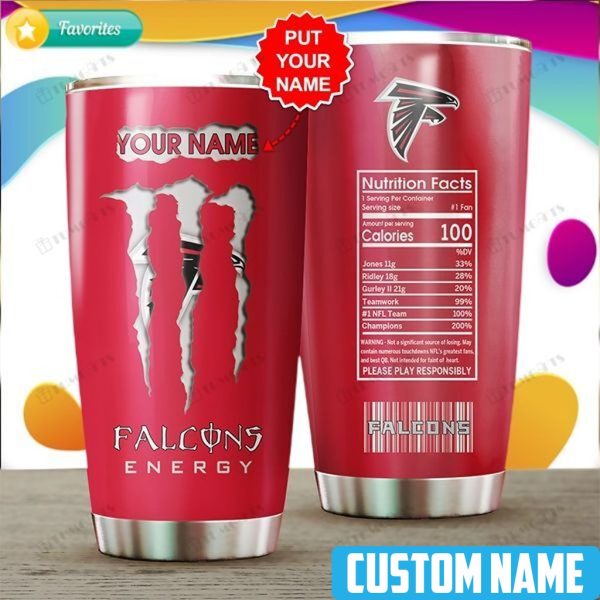 Personalized Atlanta Falcons Logo Sport Football Team Tumbler