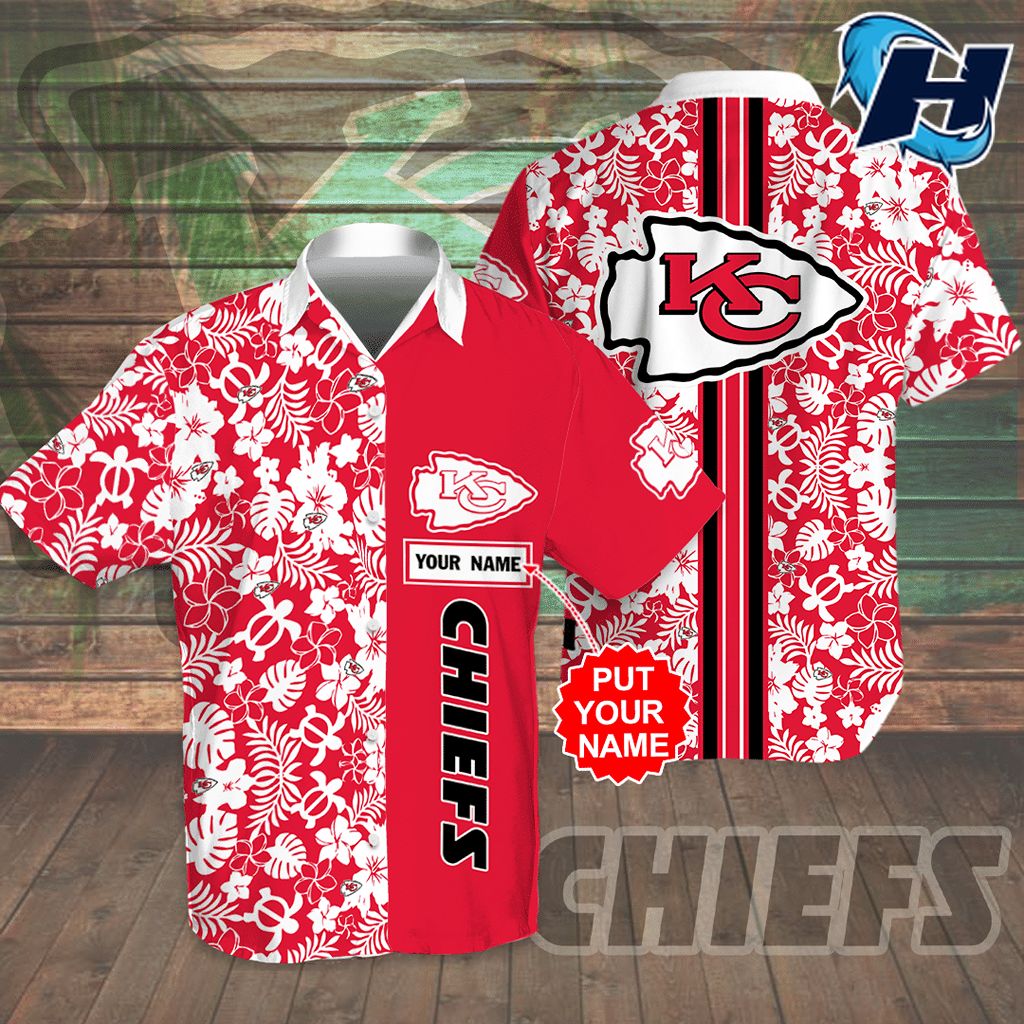 Personalized Kansas City Chiefs Gift for Big Fans Hawaiian Shirt