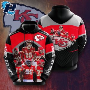 Kansas City Chiefs Signatures For Fans Nfl Team 3D Hoodie