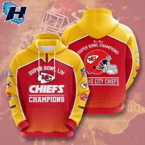 Kansas City Chiefs Super Bowl Liv All Over Print Hoodie