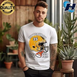Pittsburgh Steelers Super Bowl LVIII Helmet Shirt 3